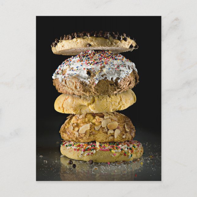 Cookies in a stack postcard (Front)