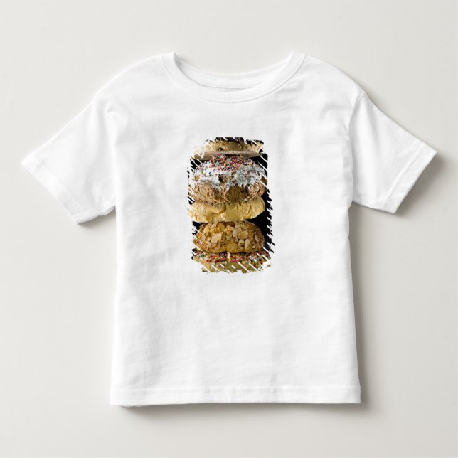 Cookies in a stack toddler T-Shirt (Front)