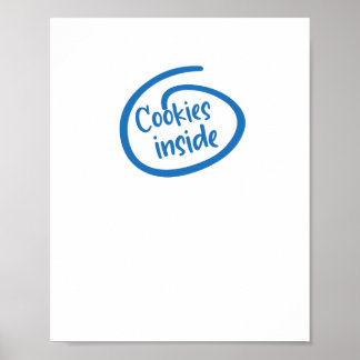 Cookies inside poster