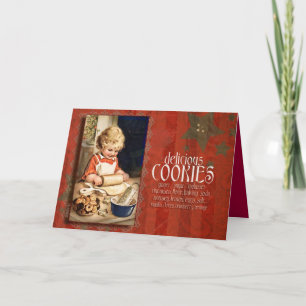 cookies, invitation, vintage invitation