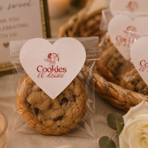 Cookies & Kisses Wedding Cookie Favour Seals