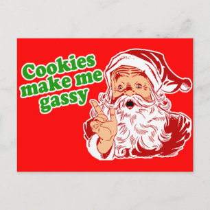 Cookies Make Me Gassy Postcard