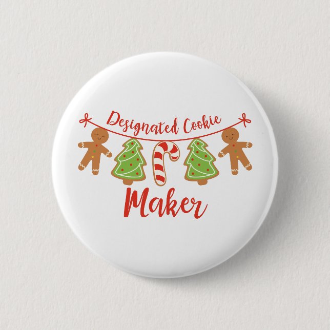 Cookies Maker 6 Cm Round Badge (Front)