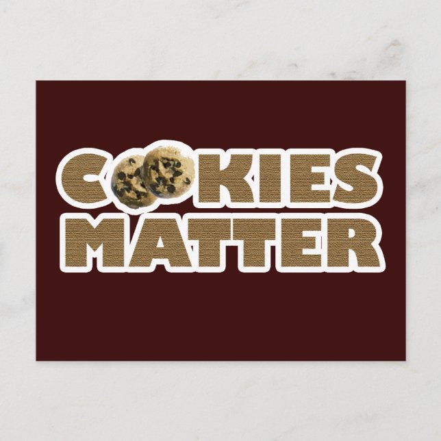 Cookies Matter Postcard (Front)