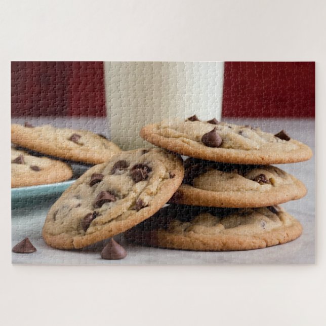 Cookies & Milk Jigsaw Puzzle (Horizontal)