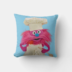 Cookie's Monster Food Truck   Gonger Posing Cushion