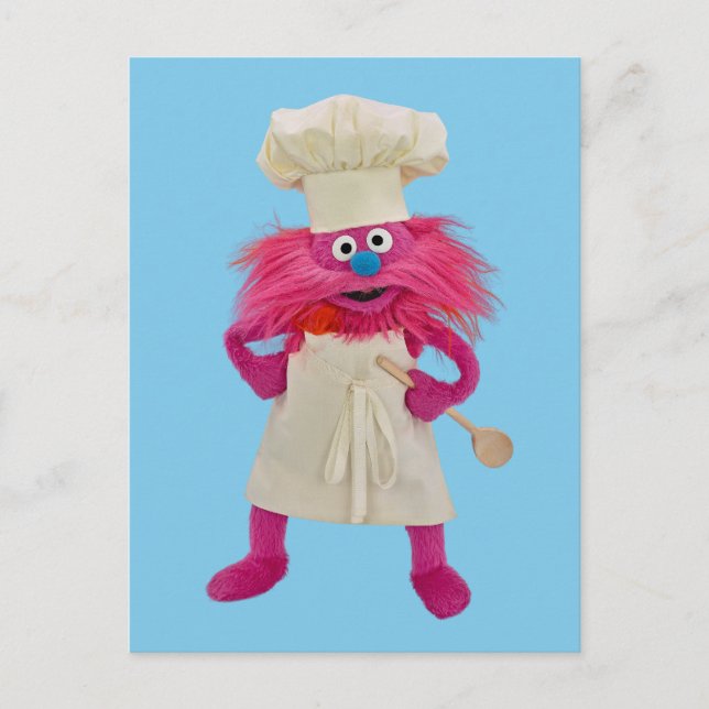 Cookie's Monster Food Truck | Gonger Posing Postcard (Front)