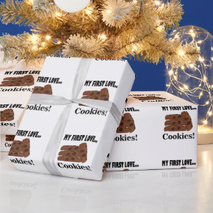 Cookies My First Love Cookies Biscuit  Wrapping Paper