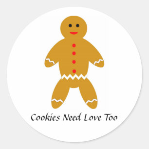 Cookies Need Love Too Stickers