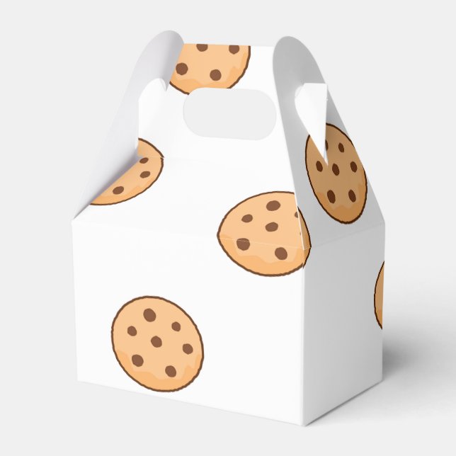 cookies on white favour box (Front Side)