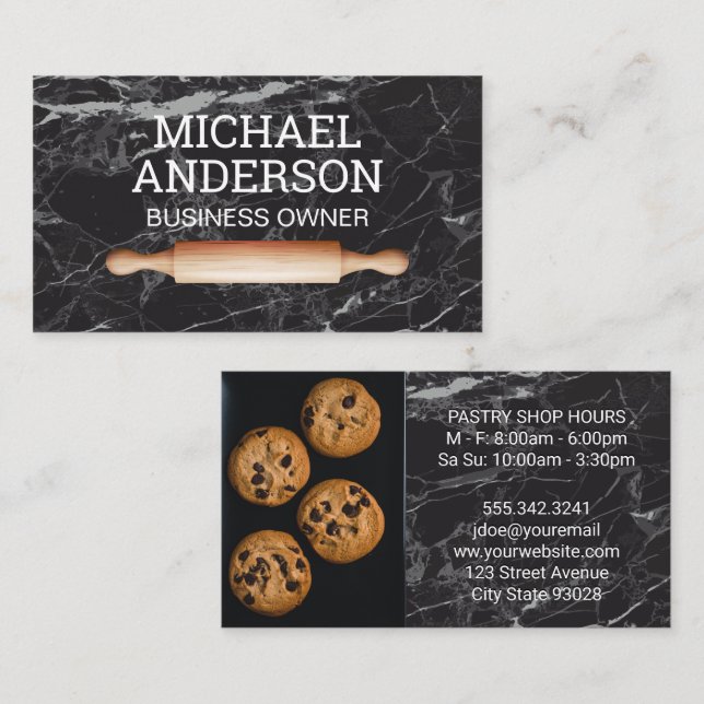 Cookies | Rolling Pin Business Card (Front/Back)