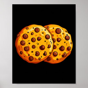 Cookies Shirt Men Women Kids Chocolate Chip Cookie Poster