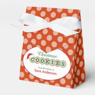 Cookies & Sprinkles Personalised Christmas Cookie Favour Box