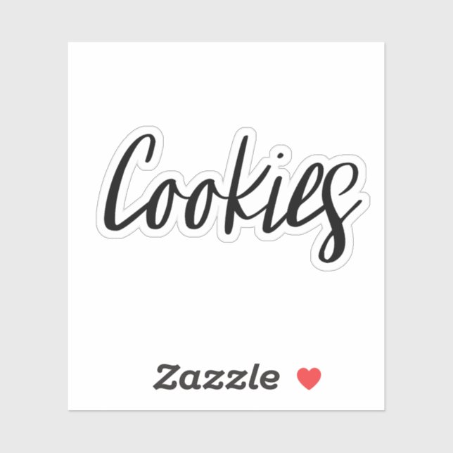 Cookies Storage Sticker (Sheet)
