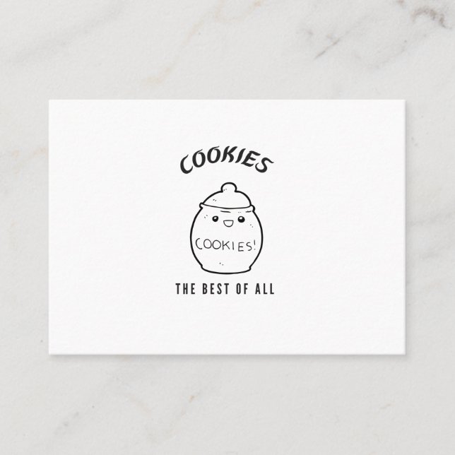 Cookies the best of all business card (Front)
