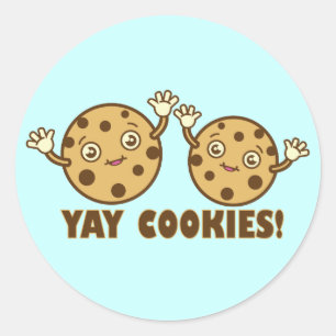 Cookies, Yay Classic Round Sticker