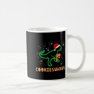 Cookiesaurus Christmas Dinosaur Rex Sugar Cookie Coffee Mug