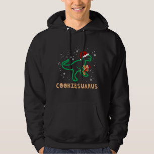 Cookiesaurus Christmas Dinosaur Rex Sugar Cookie Hoodie