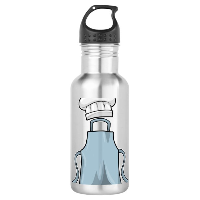 Cooking apron and Cooking hat 710 Ml Water Bottle (Front)