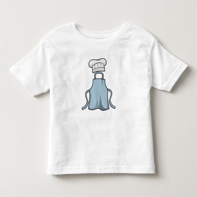 Cooking apron and Cooking hat Toddler T-Shirt (Front)
