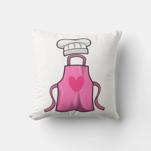Cooking apron and Cooking hat with Heart Cushion
