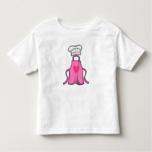 Cooking apron and Cooking hat with Heart Toddler T-Shirt