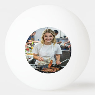 Cooking Bacon Photo Customize Ping Pong Ball