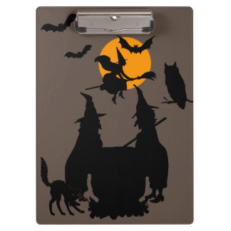 Cooking Brew for the best Halloween party Clipboard