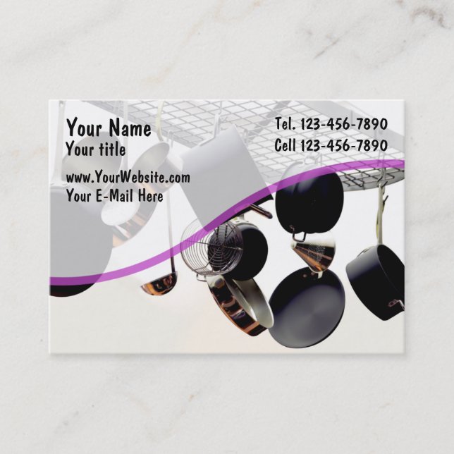Cooking Business Cards_1a Card (Front)