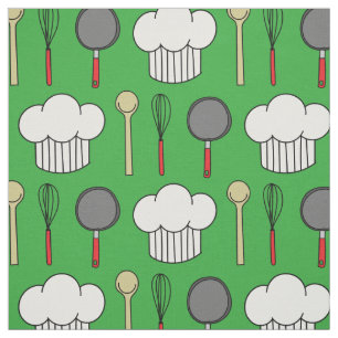 Cooking Chef Cute Kids Baking Kitchen Fabric