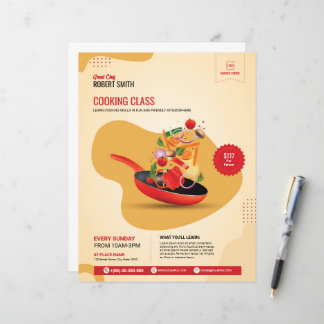 Cooking Class Flyer Template