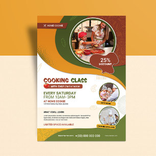 Cooking Class Flyer Template