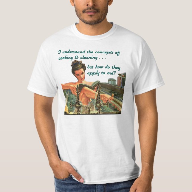 Cooking & Cleaning Concepts T-Shirt (Front)