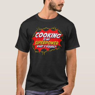 Cooking Cook Chef Food Grill Kitchen Pan Gift dess T-Shirt