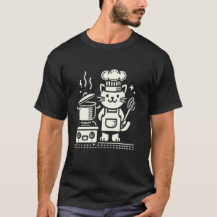 Cooking Culinary Arts Food Chef Cat T-Shirt