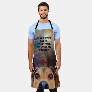 Cooking dog food apron