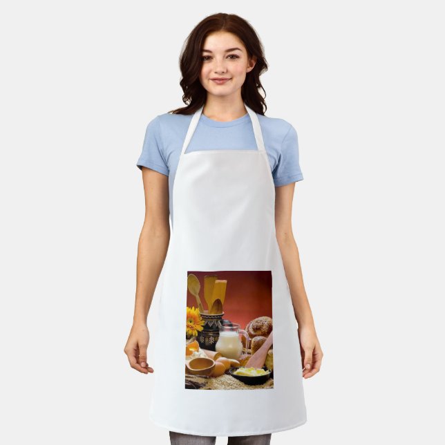 cooking dress apron (Worn)