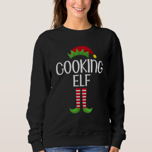 Cooking Elf Family Matching Group Christmas Party  Sweatshirt