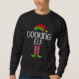Cooking Elf Family Matching Group Christmas Party  Sweatshirt