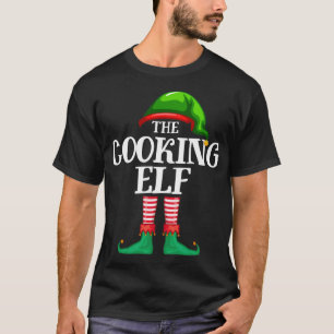 Cooking Elf Matching Family Christmas Party Pajama T-Shirt