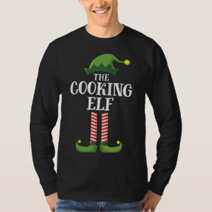 Cooking Elf Matching Family Christmas Party Pajama T-Shirt