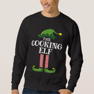 Cooking Elf Matching Family Group Christmas Party  Sweatshirt