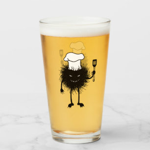 Cooking Evil Creature Halloween Glass
