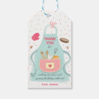 Cooking Favour Tags Baking Birthday Kitchen Bake