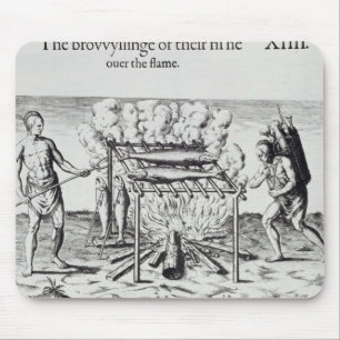 Cooking Fish Mouse Pad