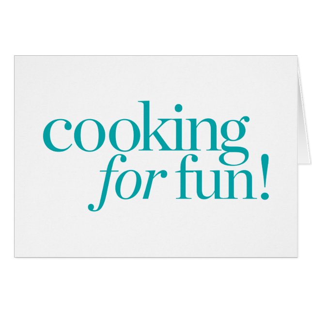 Cooking For Fun (Front Horizontal)