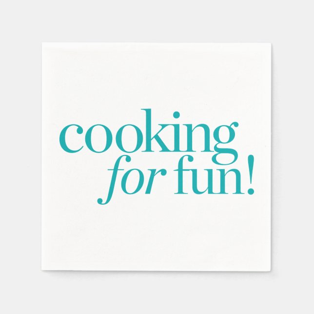Cooking For Fun Napkin (Front)