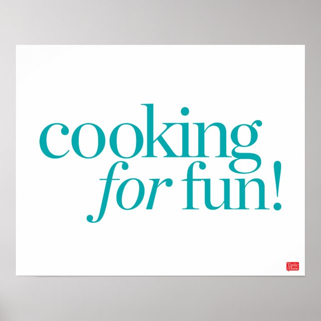 Cooking For Fun Poster (Front)