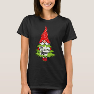 Cooking Gnome Buffalo Plaid Matching Family Christ T-Shirt