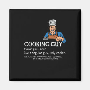 Cooking Guy Definition Magnet